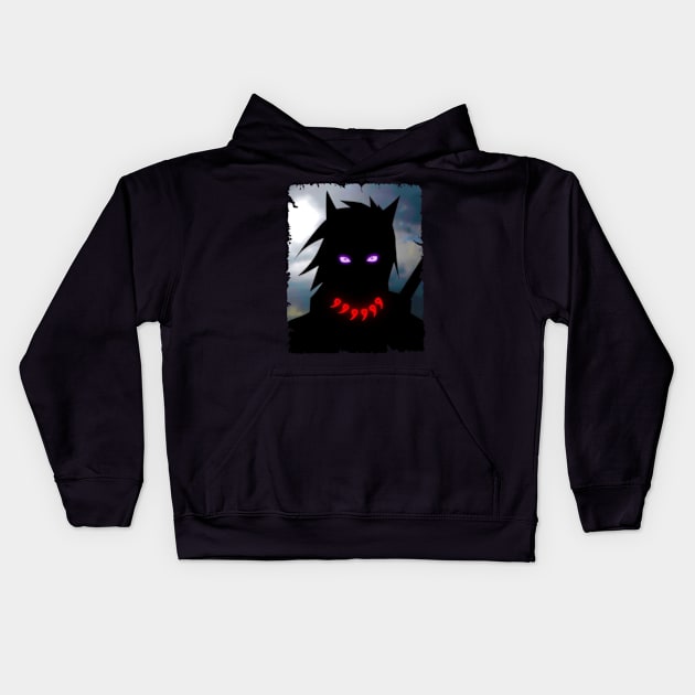 RIKUDO SENNIN MERCH VTG Kids Hoodie by xsmilexstd